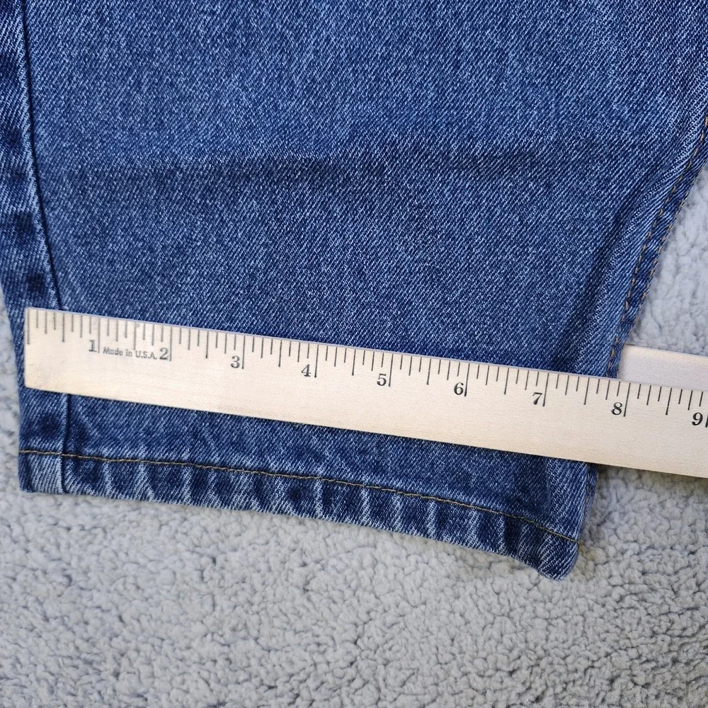 Levis 501 Button Fly Jeans Size 42 x 30 Blue Denim